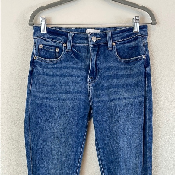 Pistola Audrey Mid Rise Blue Skinny Distressed Jeans 27 - Picture 4 of 12